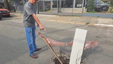 Buracos na Agostinho Gomes geram riscos para pedestres e motoristas