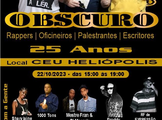 Grupo de Rap Lado Obscuro comemora no CEU Heliópolis 25 anos