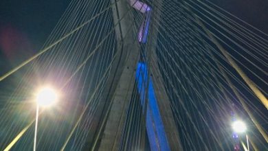 Ponte Estaiada e Monumento das Bandeiras terão iluminação azul quando temperatura chegar a 13ºC