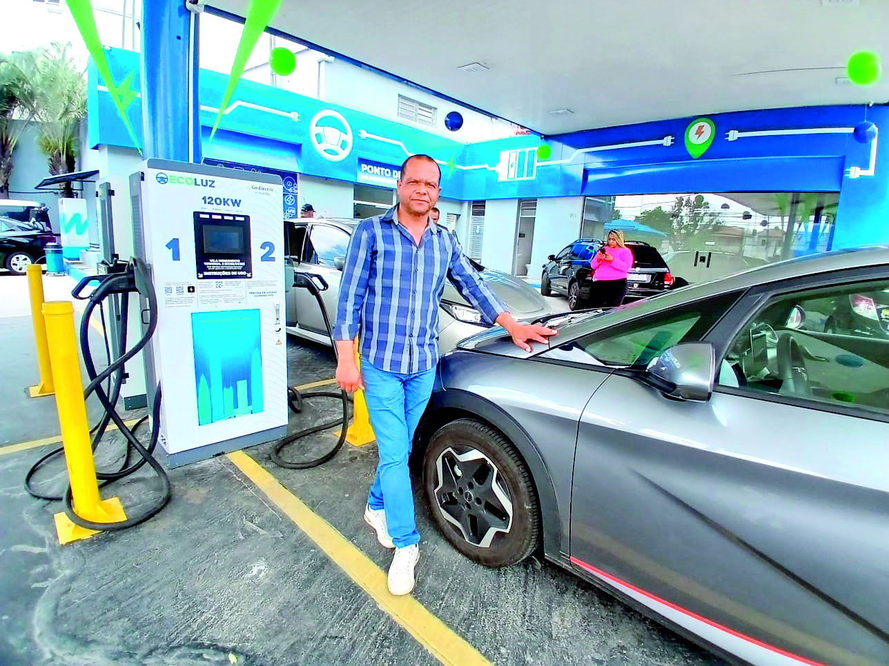 Ipiranga ganha posto para carros elétricos