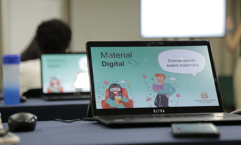 Professores da rede estadual de SP terão material digital