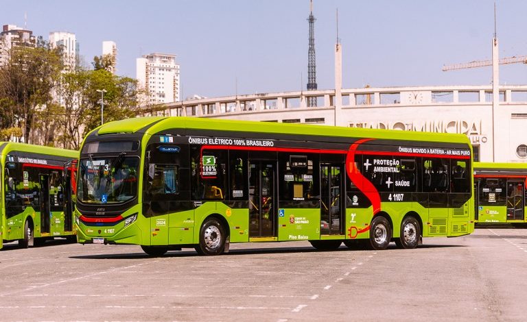São Paulo ganha 50 ônibus elétricos